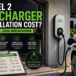 The image is describing the EV Level @ charger cost