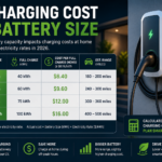EV Charging Cost By Battery Size